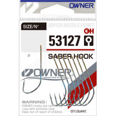 OWNER Крючок Saber Hook HG №1/0 8шт