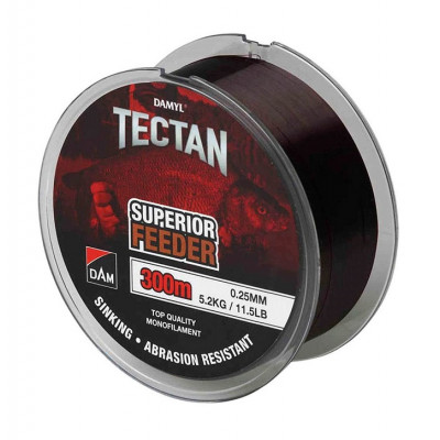 Леска фидерная DAM DAMYL® Tectan Superior Feeder / 300m / 0,23mm / 4,2kg - BROWN