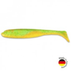 Виброхвост IRON CLAW Moby Softbaits SLIM JIM UV Non Toxic / 10cm / Real Fire Tiger