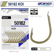 OWNER Крючок Koi brown №4/0 7шт
