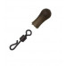 Бусина отбойник + вертлюг с застежкой DAM DETEK Quick Change Swivel Bead / 5шт.