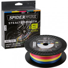 Леска плетеная SPIDER WIRE® STEALTH® SMOOTH X8 PE BRAID - 0.23mm / 600m / 23.6kg - 5x10m MULTI COLOR