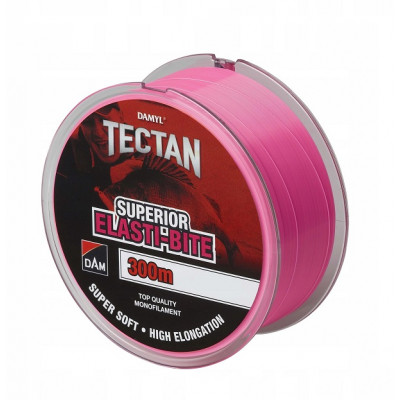 Леска DAM DAMYL® TECTAN Superior Elasti-Bite Mono / 300m / 0.25mm / 5.0kg - FLUORO PINK
