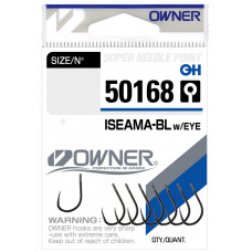 OWNER Крючок Iseama BL  w/eye BC №10 9шт