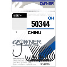 OWNER Крючок Chinu black №2/0 12шт