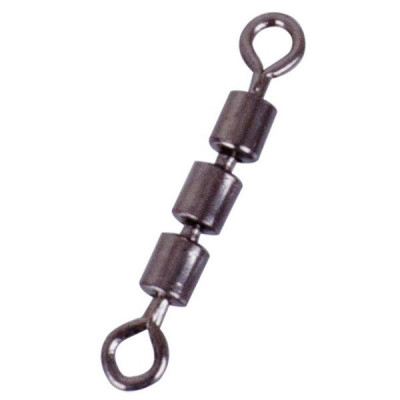 Вертлюг тройной MS RANGE Triple Swivel №10 - 10 шт.