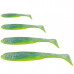 Виброхвост IRON CLAW Moby Softbaits SLIM JIM UV Non Toxic / 13cm / Real Fire Tiger