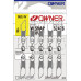 OWNER Застежки с вертлюгом W Snap Swivel №8 6шт