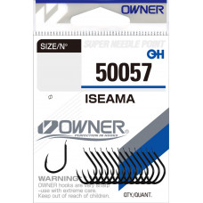 OWNER Крючок Iseama black №3/0 8шт