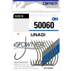 OWNER Крючок Unagi brown №4 12шт