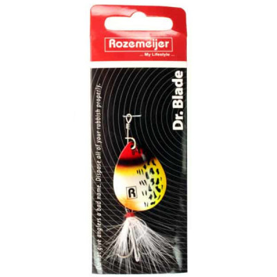 Блесна вращающаяся ROZEMEIJER DR. BLADE - №4 / 5g - Red Head