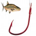 Поводок SAENGER Specitec BREAM / №12 / 0.14mm / 80cm / Red - 10шт.