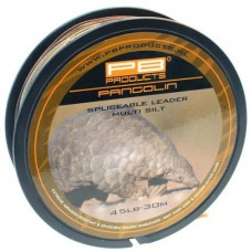 Противозакручиватель с сердечником PB Products PANGOLIN Leader / 45lb / 30m - Multi Silt