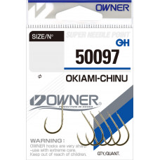 OWNER Крючок Okiami Chinu gold №1/0 5шт