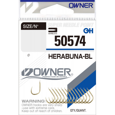 OWNER Крючок Herabuna-BL gold №11 16шт