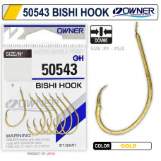 OWNER Крючок Bisni Hook gold №9 13шт
