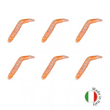 Силиконовые приманки плавающие IRON TROUT BACO / 4cm / Sweet / White-Orange - 6шт.