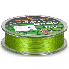Леска плетеная IRON TROUT SPOONER PE Braid - 150m / 0,04mm / 2.2kg - Camo Green