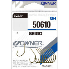 OWNER Крючок Seigo gold №1/0 6шт