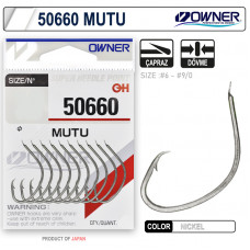 OWNER Крючок Mutu nickel №2 14шт