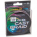 Леска морская плетеная AQUANTIC® 8x MC Cast Braid - 0.13mm / 9.2kg / 200m - Multicolor
