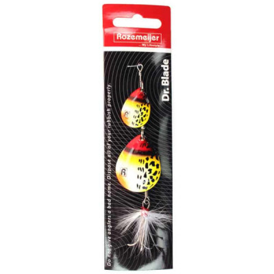 Блесна вращающаяся ROZEMEIJER DR. BLADE TANDEM - №3 & 5 / 10g - Red Head