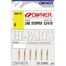 OWNER Вертлюг с зажимом Line Stopper №SS 7шт