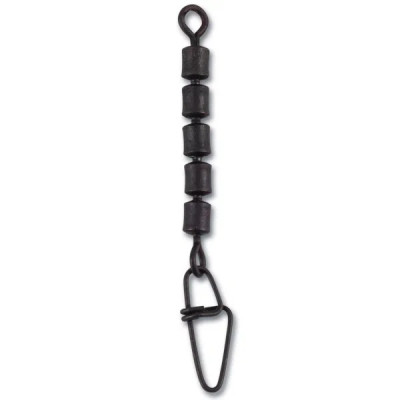 Вертлюг пятерной с карабином AQUANTIC® 5-Time Trolling Swivel - № 4 / 30kg / 50mm - 6шт.