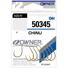OWNER Крючок Chinu gold №1/0 7шт