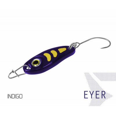Блесна колеблющаяся Delphin EYER Spoon / 1,5g - INDIGO