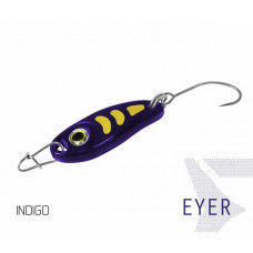 Блесна колеблющаяся Delphin EYER Spoon / 3,0g - INDIGO
