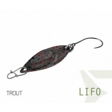 Блесна колеблющаяся Delphin LIFO Spoon / 2,5g - TROUT