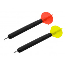 Маркерный поплавок Delphin MARKER Point / Red + Fluo Yellow - 2 шт.