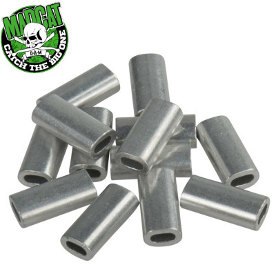 Алюминиевые обжимные трубки MADCAT® ALUMINUM SLEEVES - 1.3mm / 16 шт.