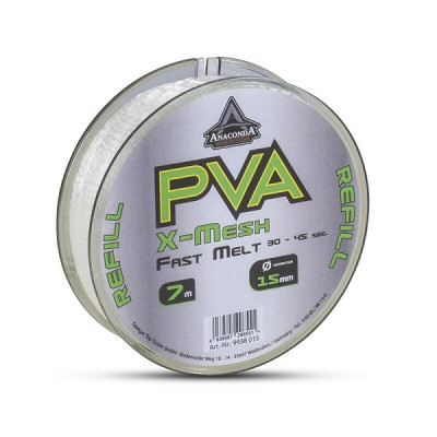 Сетка быстрорастворимая ANACONDA Fast Melt PVA X-Mesh Refill 35mm / 7m