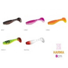 Виброхвост DELPHIN KARMA UVs / 8cm / MIX - 5шт.