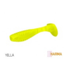 Виброхвост DELPHIN KARMA UVs / 8cm / YELLA - 5шт.