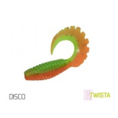 Твистер DELPHIN TWISTA UVs / 8cm / DISCO - 5шт.
