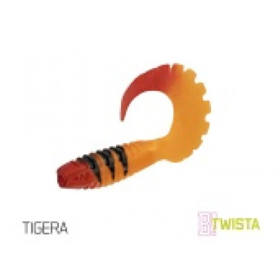Твистер DELPHIN TWISTA UVs / 10cm / TIGERA - 5шт.