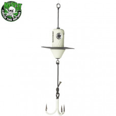Блесны вертикальные MADCAT® A-STATIC SILENT TEASER Treble Hook - 150g - GLOW-IN-THE-DARK