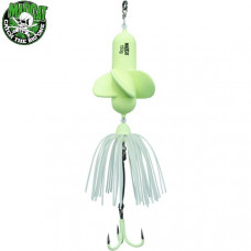 Блесны вертикальные MADCAT® A-STATIC PROPELLER TEASER Treble Hook - 200g - GLOW-IN-THE-DARK
