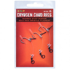 Монтаж ESP Cryogen Chod Rigs №6 Barbed - 3шт.