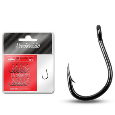 Крючки Delphin HOOKAIDO 4xISEAMA Hooks 10