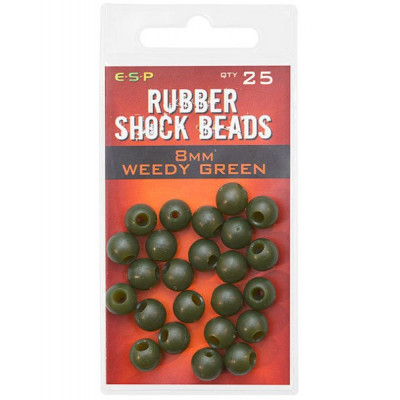 Бусина-отбойник E-S-P Shock Beads - Weedy Green / 8mm - 25шт.