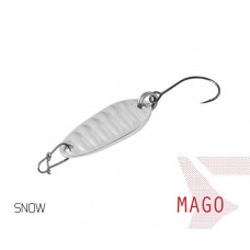 Блесна колеблющаяся Delphin MAGO Spoon / 2,0g - SNOW