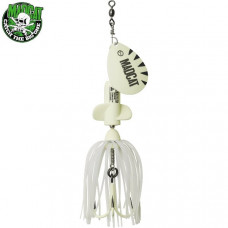 Блесна вращающаяся MADCAT® A-STATIC SCREAMING SPINNER Treble Hook - 65g - GLOW-IN-THE-DARK