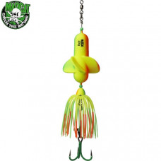 Блесны вертикальные MADCAT® A-STATIC PROPELLER TEASER Treble Hook - 200g - FIRETIGER UV
