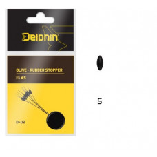 Стопоры резиновые Delphin OLIVE S