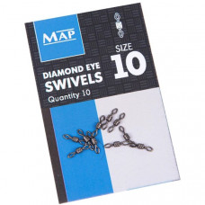Вертлюг MAP Diamond Eye Swivel №10 / 10шт.
