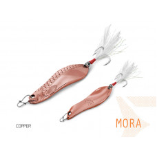 Блесна колеблющаяся DELPHIN MORA Hook №4 / 7.3cm / 30g - COPPER